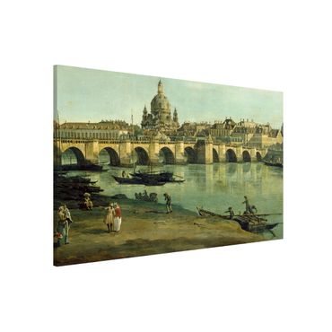 Lavagna magnetica - Bernardo Bellotto - Dresda dalla riva destra - Formato orizzontale 3:2