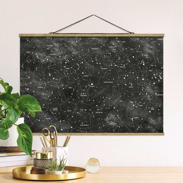 Foto su tessuto da parete con bastone - Constellation Mappa Ottica pannello - Orizzontale 2:3