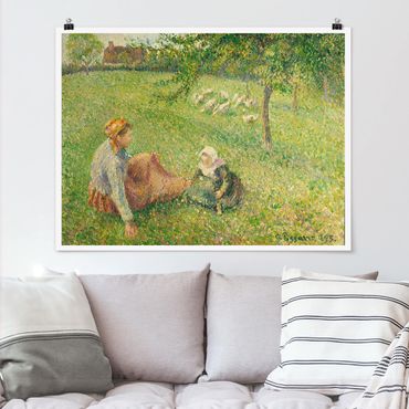 Poster - Camille Pissarro - Gänsehirtin - Orizzontale 3:4