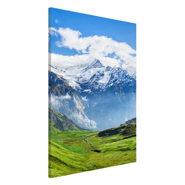 Lavagna magnetica - Panorama delle Alpi svizzere
