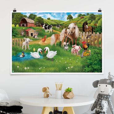 Poster - Animali della fattoria - Orizzontale 2:3