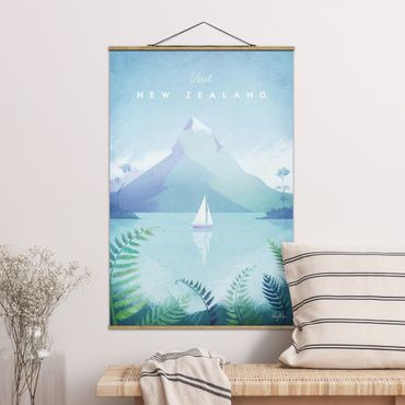 Foto su tessuto da parete con bastone - Poster Viaggi - Nuova Zelanda - Verticale 3:2