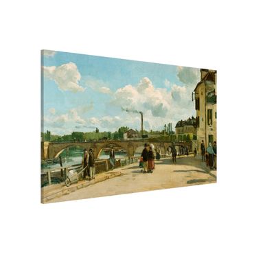Lavagna magnetica - Camille Pissarro - Vista Di Pontoise - Formato orizzontale 3:2