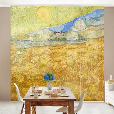 Tende scorrevoli set - Vincent Van Gogh - The Harvest, The Grain Field