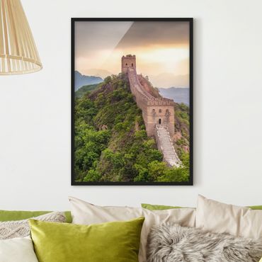 Poster con cornice - Il muro infinito della Cina