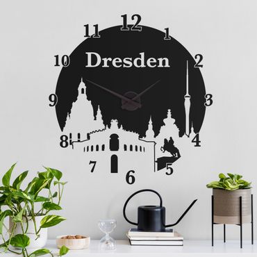 Adesivo murale orologio - Dresda