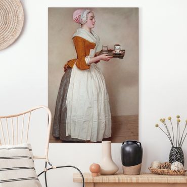 Quadri su tela - Jean Etienne Liotard - La ragazza del cioccolato