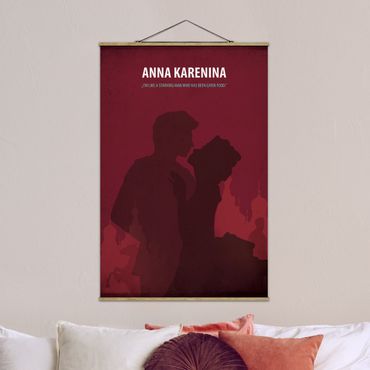 Foto su tessuto da parete con bastone - Poster del film Anna Karenina - Verticale 3:2