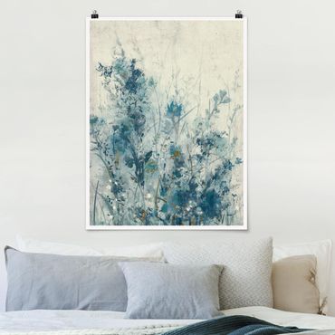 Poster - Blue Spring Meadow I - Verticale 4:3