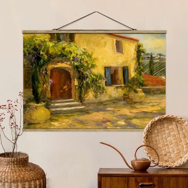 Foto su tessuto da parete con bastone - Campagna italiana - Toscana - Orizzontale 2:3