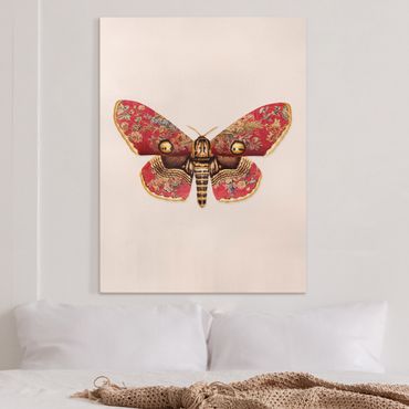 Stampa su tela - Vintage Moth - Verticale 4:3