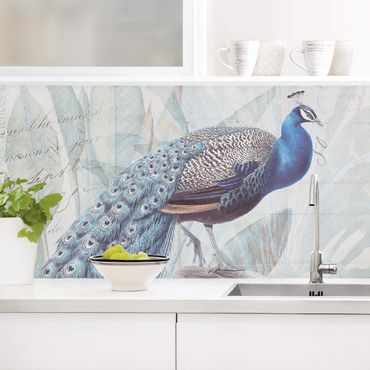Rivestimento cucina - Shabby Chic Collage - Peacock