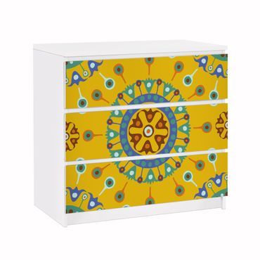 Carta adesiva per mobili IKEA - Malm Cassettiera 3xCassetti - Wayuu Design