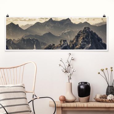 Poster - La Grande Muraglia cinese - Panorama formato orizzontale
