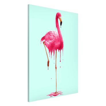 Lavagna magnetica - Melting Flamingo - Formato verticale 2:3