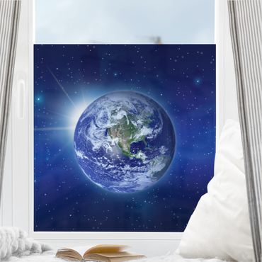 Decorazione per finestre - La Terra nell'universo