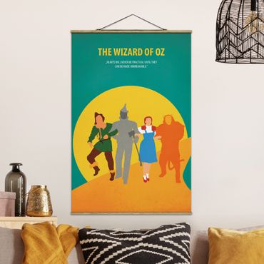 Foto su tessuto da parete con bastone - Poster del film Il Mago di Oz - Verticale 3:2