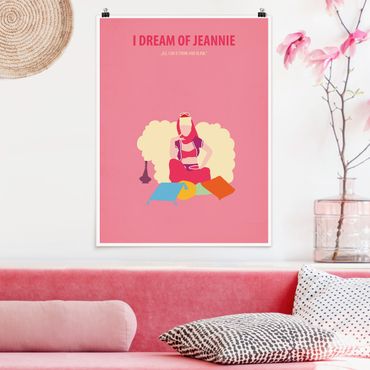 Poster - Locandina cinematografica I Dream Of Jeannie - Verticale 4:3