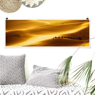 Poster - dune dorate - Panorama formato orizzontale
