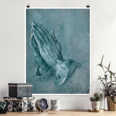 Poster - Albrecht Dürer - Studio di mani in preghiera - Verticale 4:3