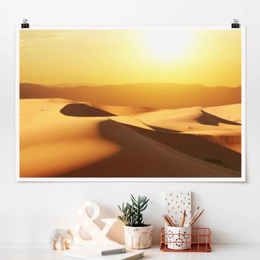 Poster - Il deserto dell'Arabia Saudita - Orizzontale 2:3