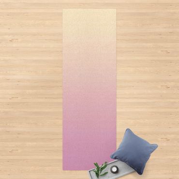 Tappetino di sughero - Gradiente cromatico color crema - Formato verticale 1:3