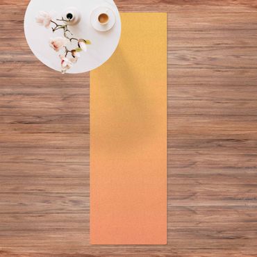Tappetino di sughero - Gradiente cromatico arancione - Formato verticale 1:3