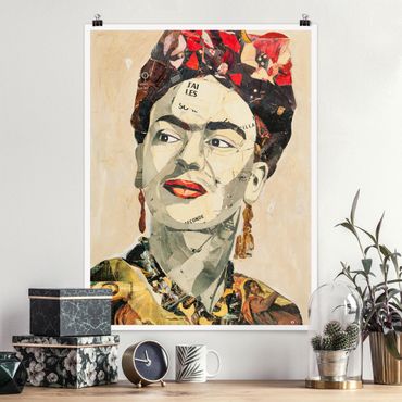 Poster - Frida Kahlo - Collage No.2 - Verticale 4:3