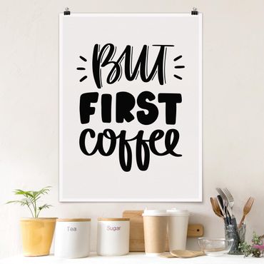 Poster - Ma primo caffè - Verticale 4:3