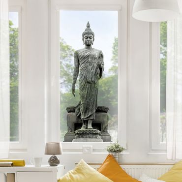 Adesivi da finestra Buddha Statue