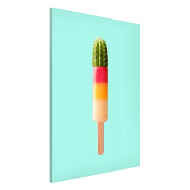 Lavagna magnetica - Ghiaccio Con Cactus - Formato verticale 2:3