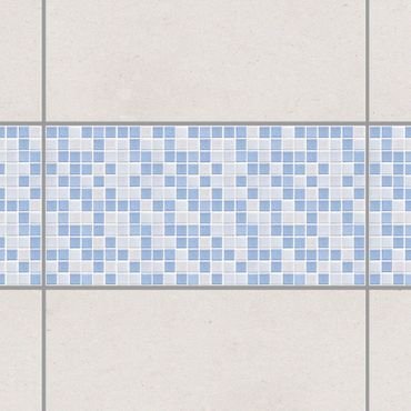 Adesivo per piastrelle - Mosaic Tiles Light Blue 60x30 cm