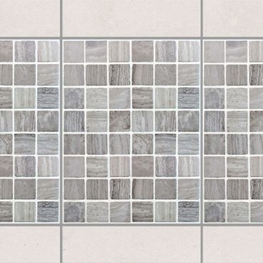 Adesivo per piastrelle - Mosaic Tiles Marble Look 15x20 cm