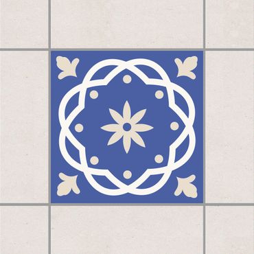 Adesivo per piastrelle - Portuguese tile blue 10cm x 10cm