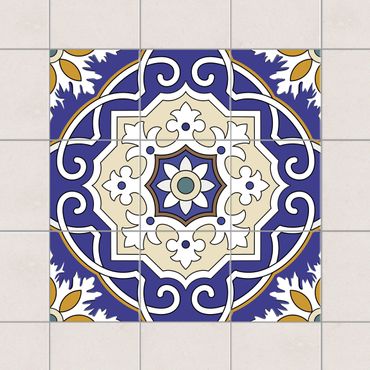 Adesivo per piastrelle - Set - Spanish tiled backsplash 10cm x 10cm