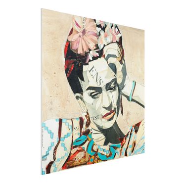 Quadro in forex -Frida Kahlo - Collage No.1- Quadrato 1:1