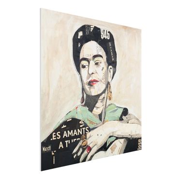 Quadro in forex -Frida Kahlo - Collage No.4- Quadrato 1:1