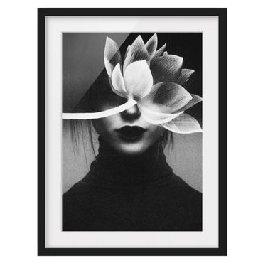 Poster con cornice - Esperimento fotografico Lotus