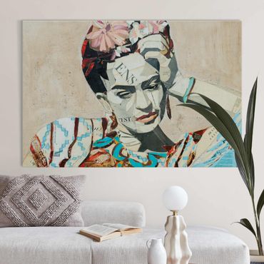 Quadro fonoassorbente - Frida Kahlo - Collage No.1