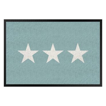 Zerbino - Three Stars Turquoise Grey