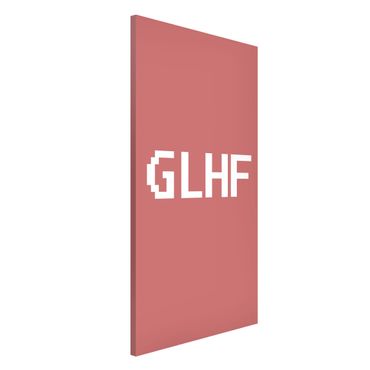 Lavagna magnetica - Sigla Gaming GLHF - Formato verticale 3:4