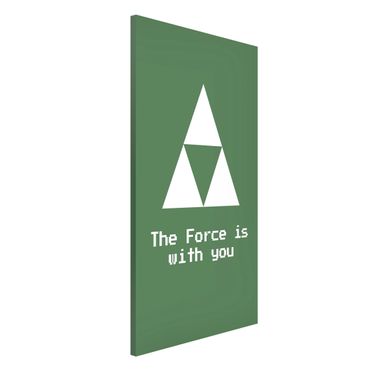 Lavagna magnetica - Simbolo Gaming The Force is with You - Formato verticale 3:4