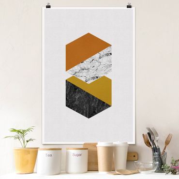 Poster - Esagoni geometrici