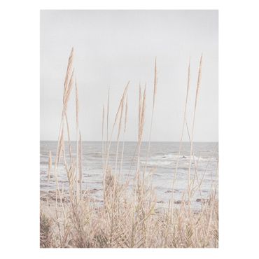 Stampa su tela - Grasses by the sea - Formato verticale 3:4