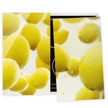 Coprifornelli in vetro - Lemon In The Water - 52x60cm