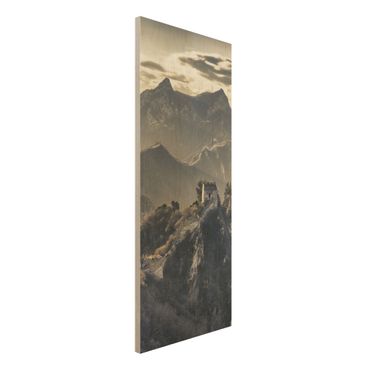 Quadro in legno - The Great Chinese Wall - Pannello