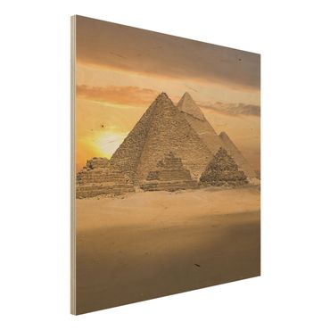 Quadro in legno - Dream of Egypt - Quadrato 1:1