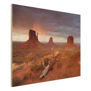 Quadro in legno - Monument Valley at sunset - Orizzontale 4:3