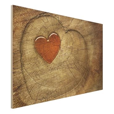 Quadro in legno - Natural Love - Orizzontale 3:2