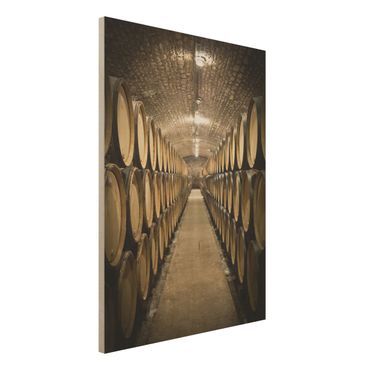Quadro in legno - Wine cellar - Verticale 3:4